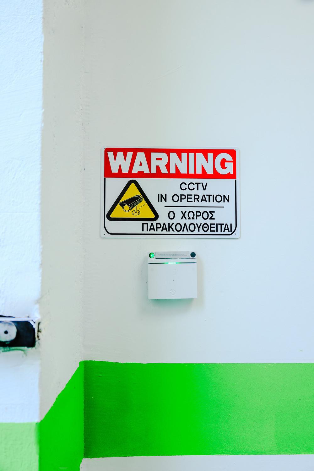 CCTV notice