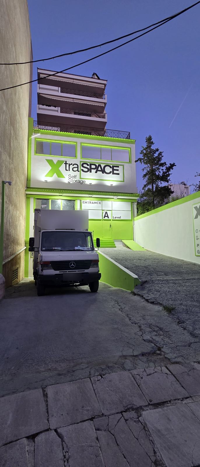 Loading at night